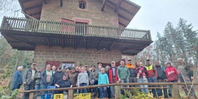 Planzaktion Jubiläumswald Niederkirchen Forstzweckverband Mittelhaardt