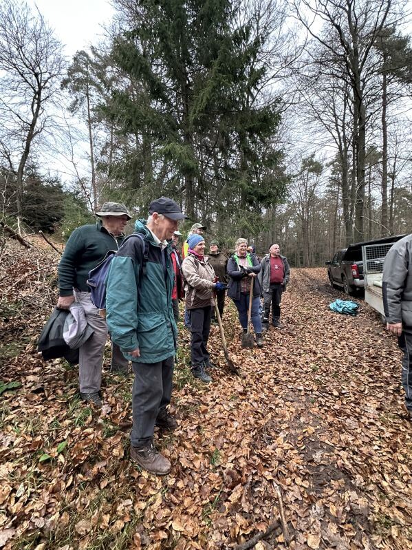 Planzaktion Jubiläumswald Niederkirchen Forstzweckverband Mittelhaardt