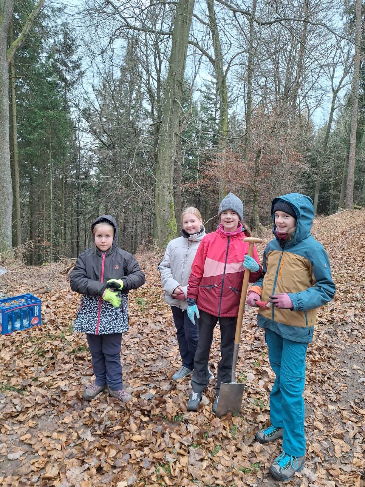 Planzaktion Jubiläumswald Niederkirchen Forstzweckverband Mittelhaardt