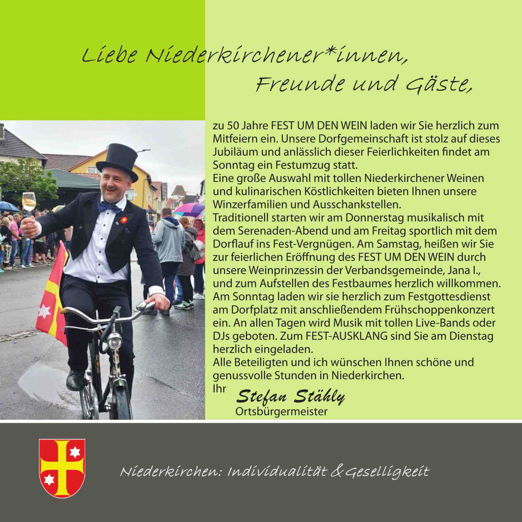 Fest um den Wein Niederkirchen 2026